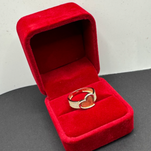 Pink heart ring (Anillo de corazón rosa )121
