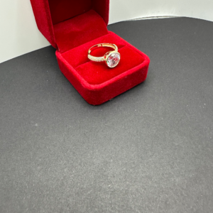 Large purple stone ring (Anillo de pierda morada grande 208