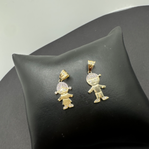 Boy and girl charms (Dijes d niño y niña