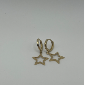 Dangling star earrings (Aretes de estrella colgante ) 1144