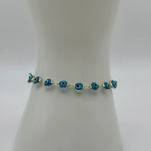 BLUE- EYED BRACELET    (Manilla de ojitos azul )  664