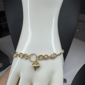 Heart pendant handle(Manilla de corazón colgante )713