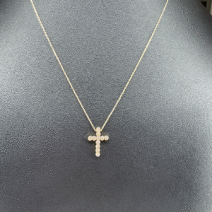 Cadena con dije de cruz 507