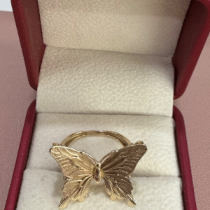 Butterfly ring with lucky stones  (Anillo de mariposa con piedras de la suerte)   228